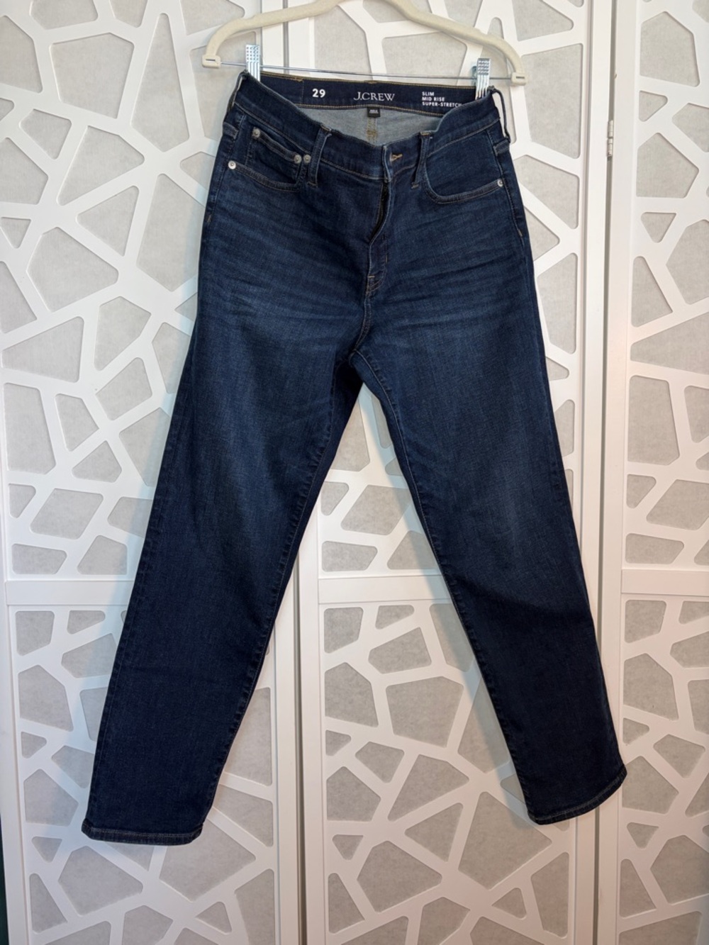 J. Crew Women’s Indigo Slim Straight Jeans